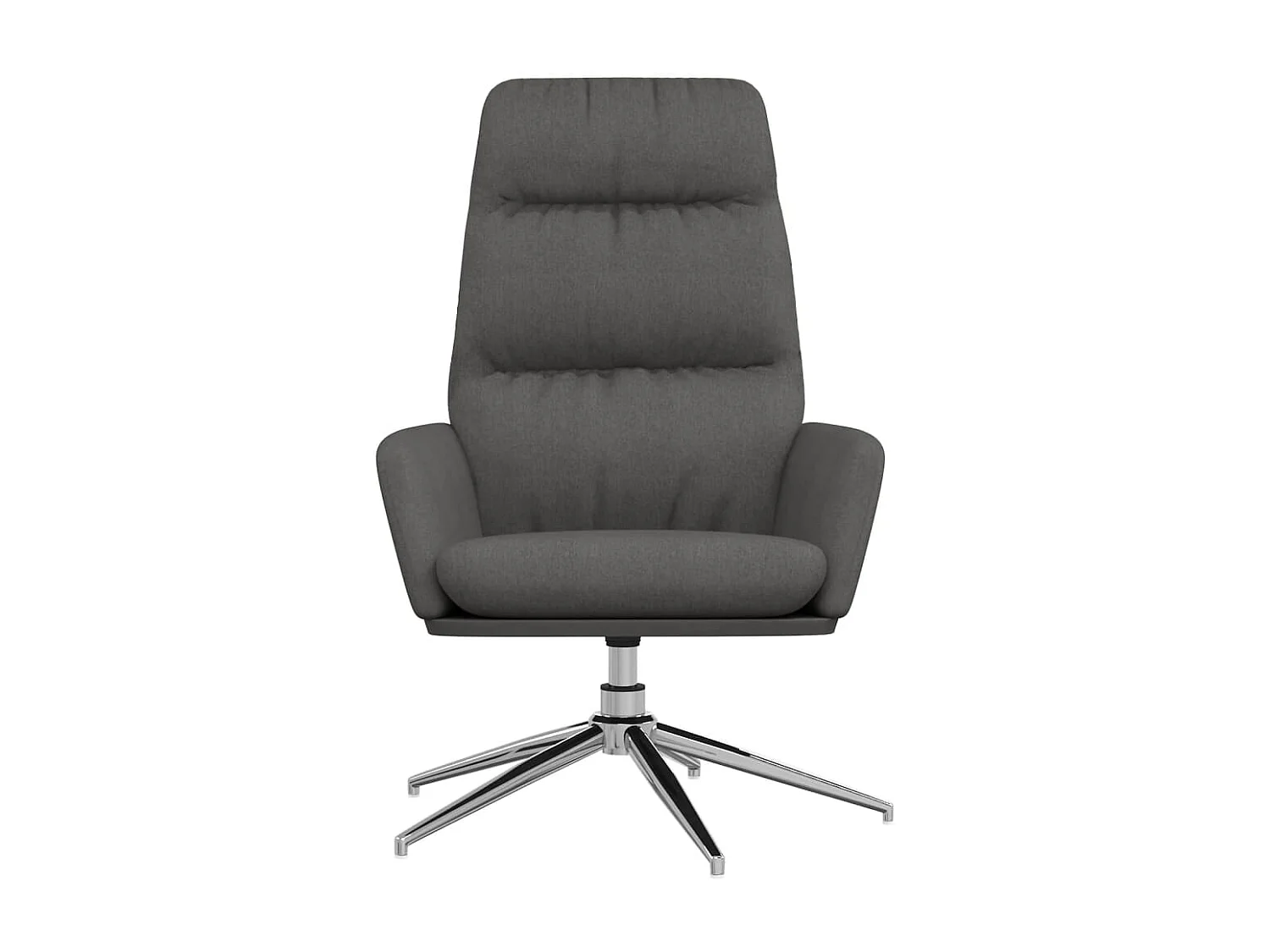 Sillón de relax de tela gris oscuro ES11939