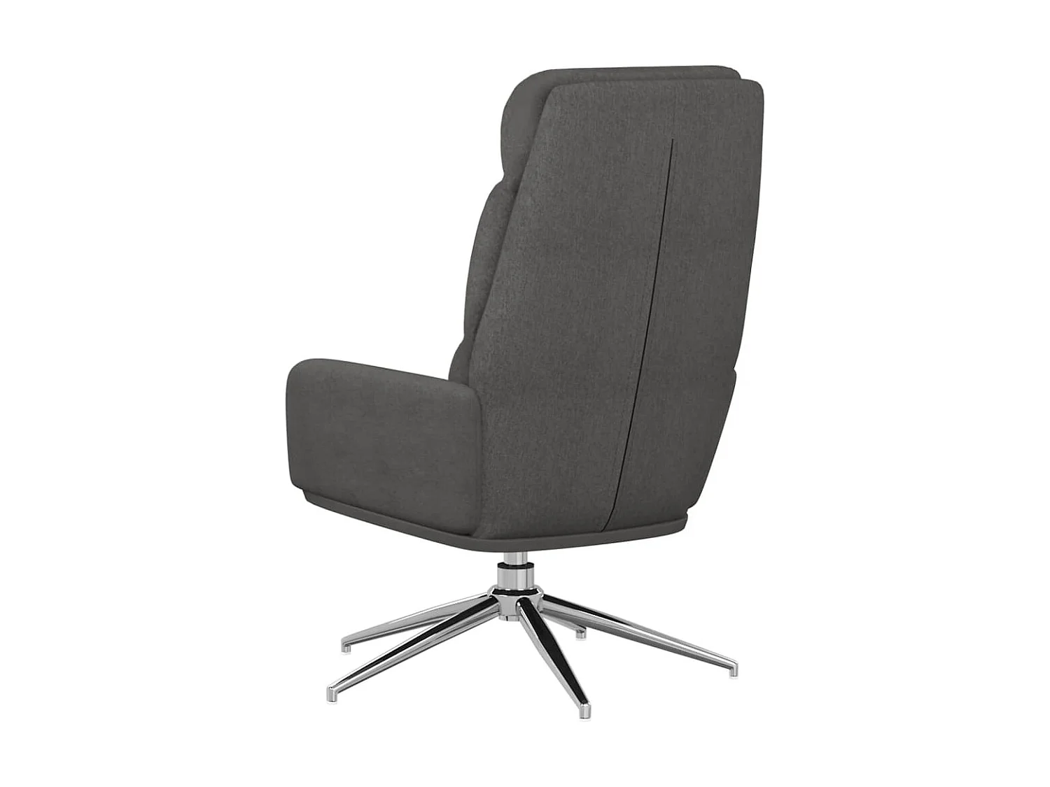 Sillón de relax de tela gris oscuro ES11939