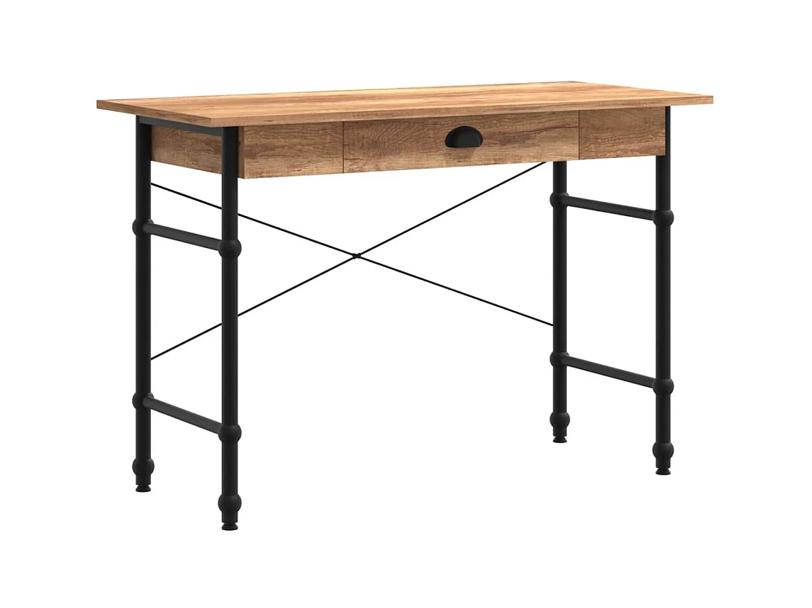 Computerbureau met lade 110x50x75 cm eikenkleurig NL353155