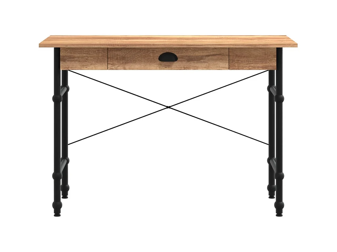 Computerbureau met lade 110x50x75 cm eikenkleurig NL353155