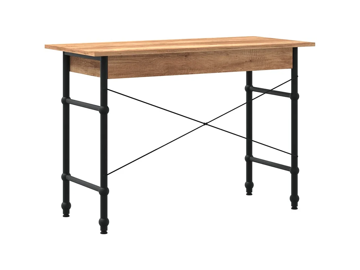 Computerbureau met lade 110x50x75 cm eikenkleurig NL353155