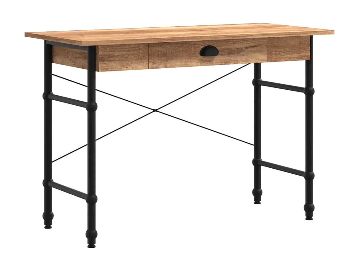 Computerbureau met lade 110x50x75 cm eikenkleurig NL353155