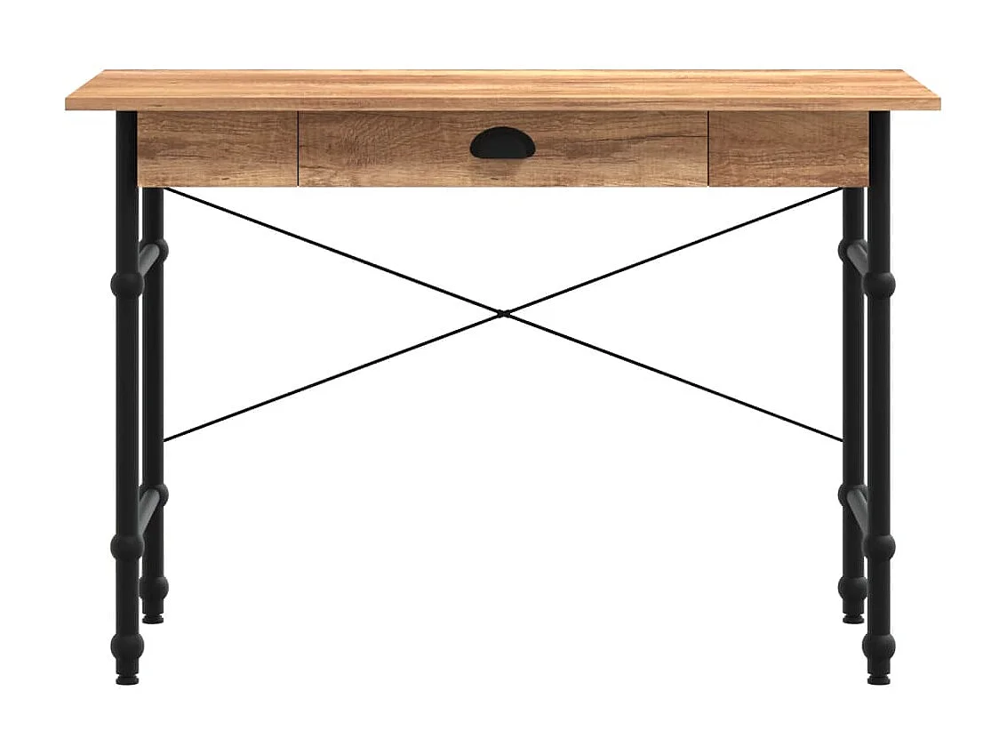 Computerbureau met lade 110x50x75 cm eikenkleurig NL353155