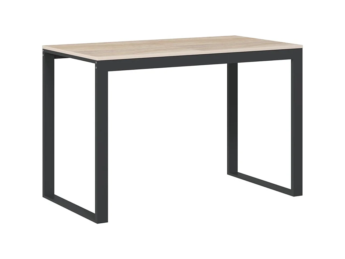 Secretária computador 110x60x73 cm contraplacado preto/carvalho PT132518