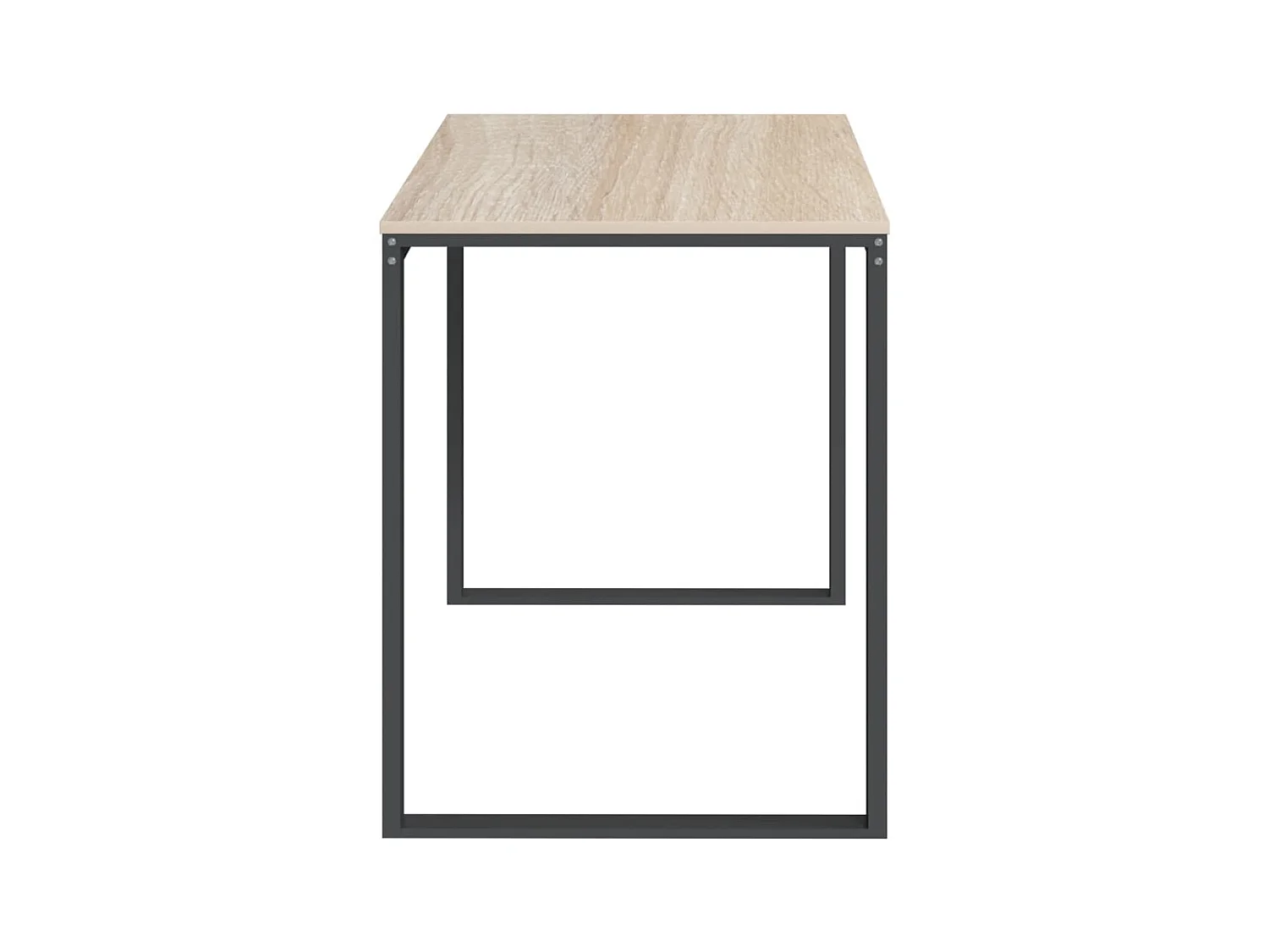 Secretária computador 110x60x73 cm contraplacado preto/carvalho PT132518