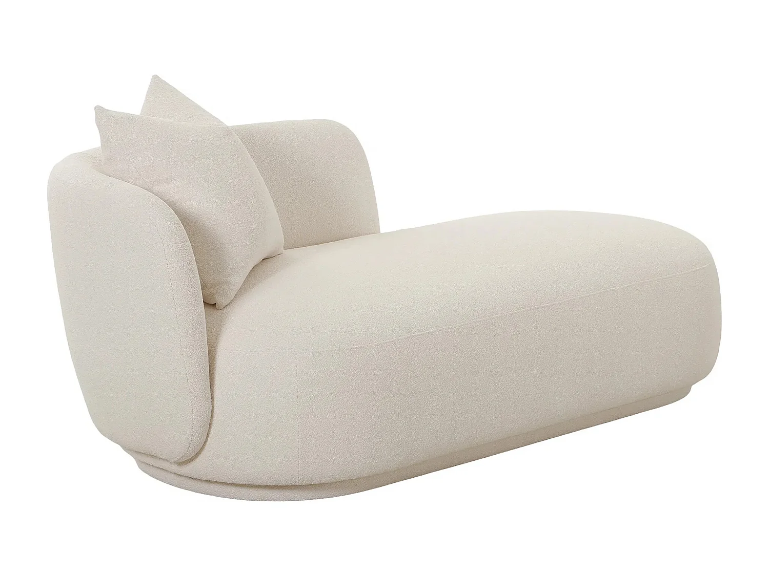 Méridienne MYKONOS – Tissu bouclette beige