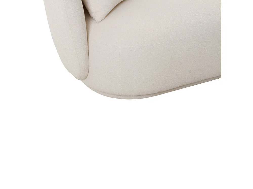 Méridienne MYKONOS – Tissu bouclette beige