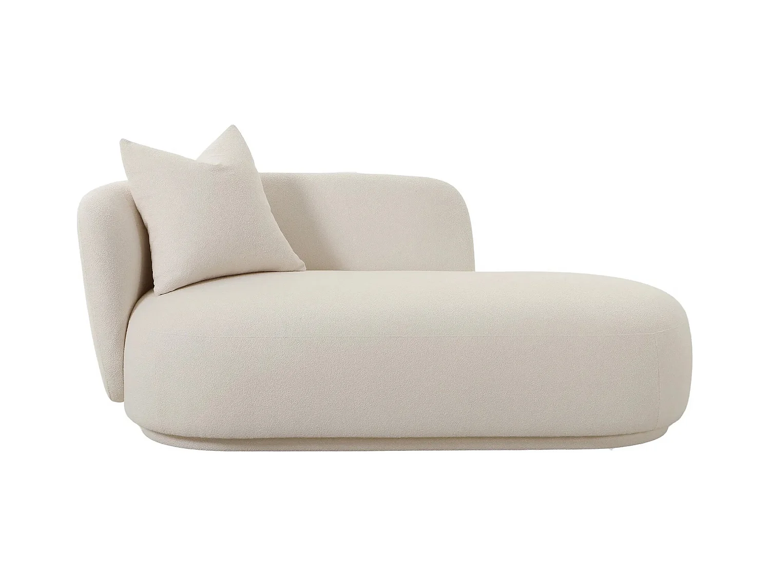Méridienne MYKONOS – Tissu bouclette beige