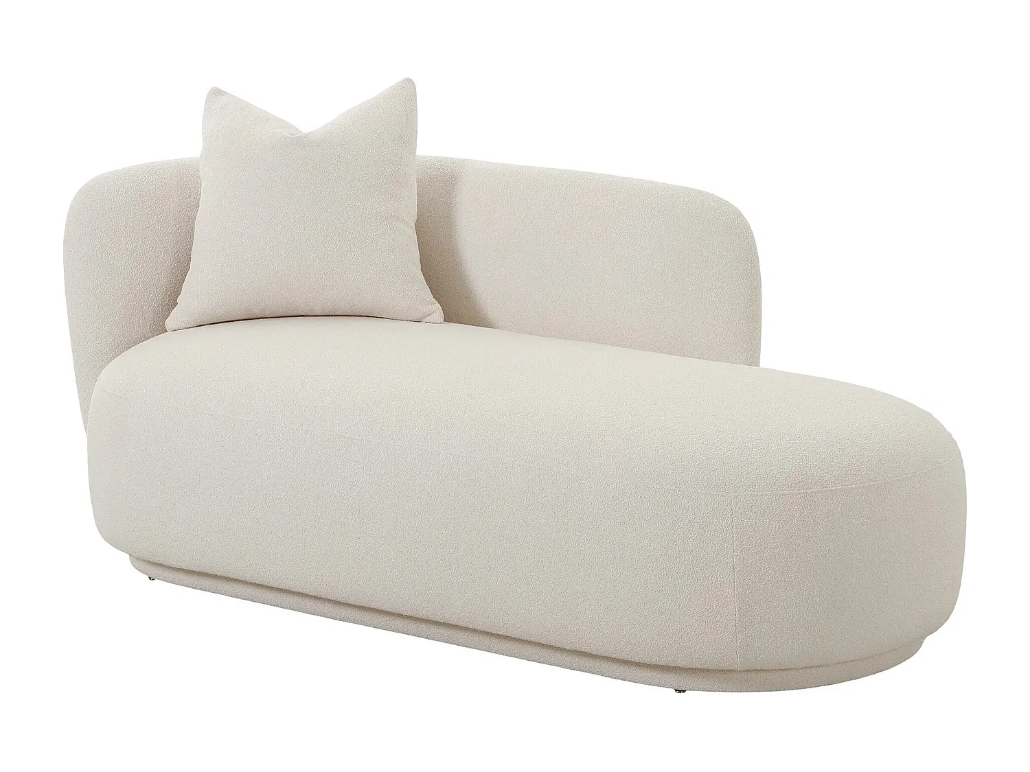 Méridienne MYKONOS – Tissu bouclette beige