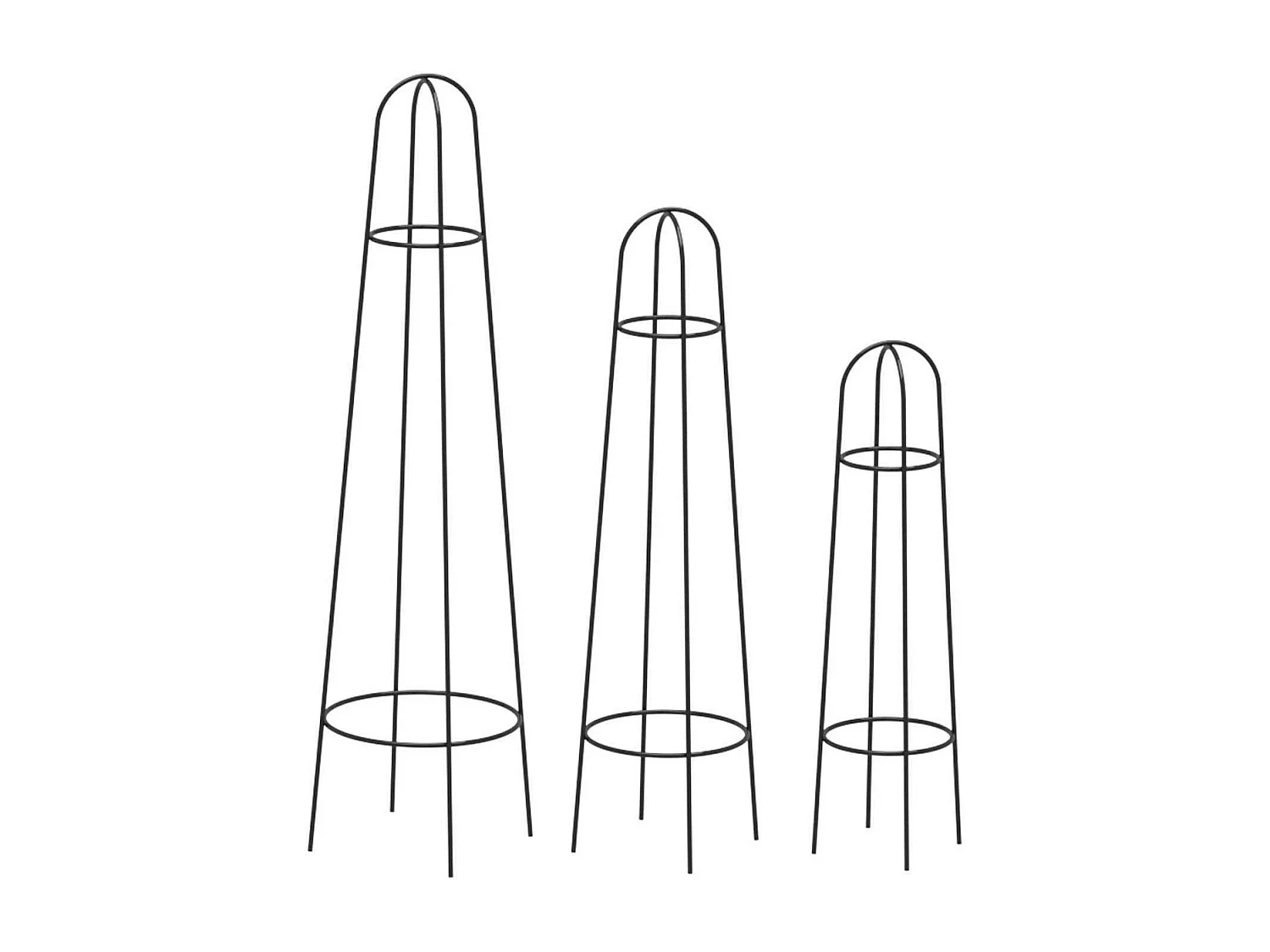 Treilli en acier Sunny (Lot de 3)