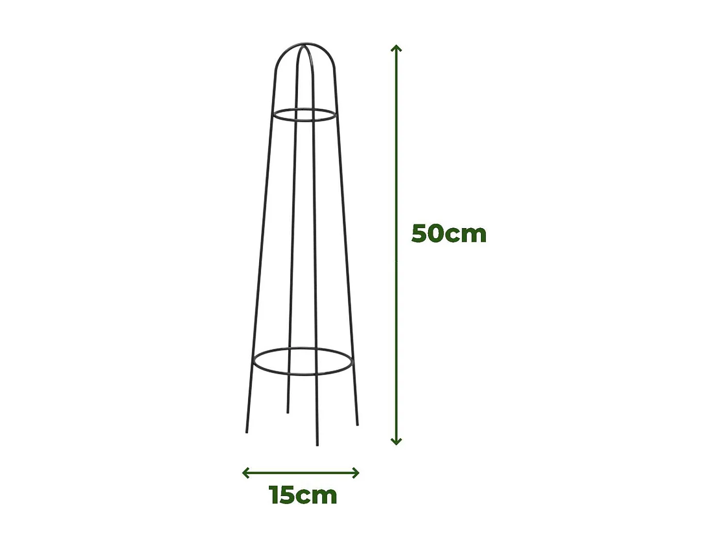 Treilli en acier Sunny (Lot de 3)