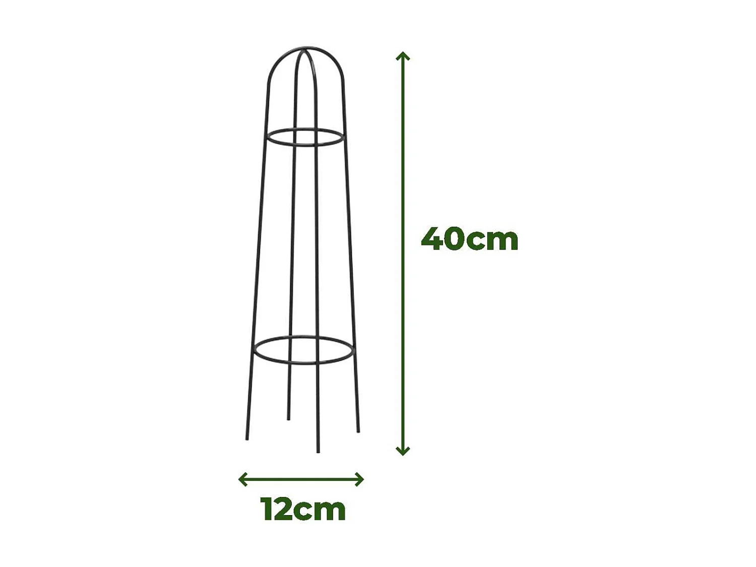 Treilli en acier Sunny (Lot de 3)
