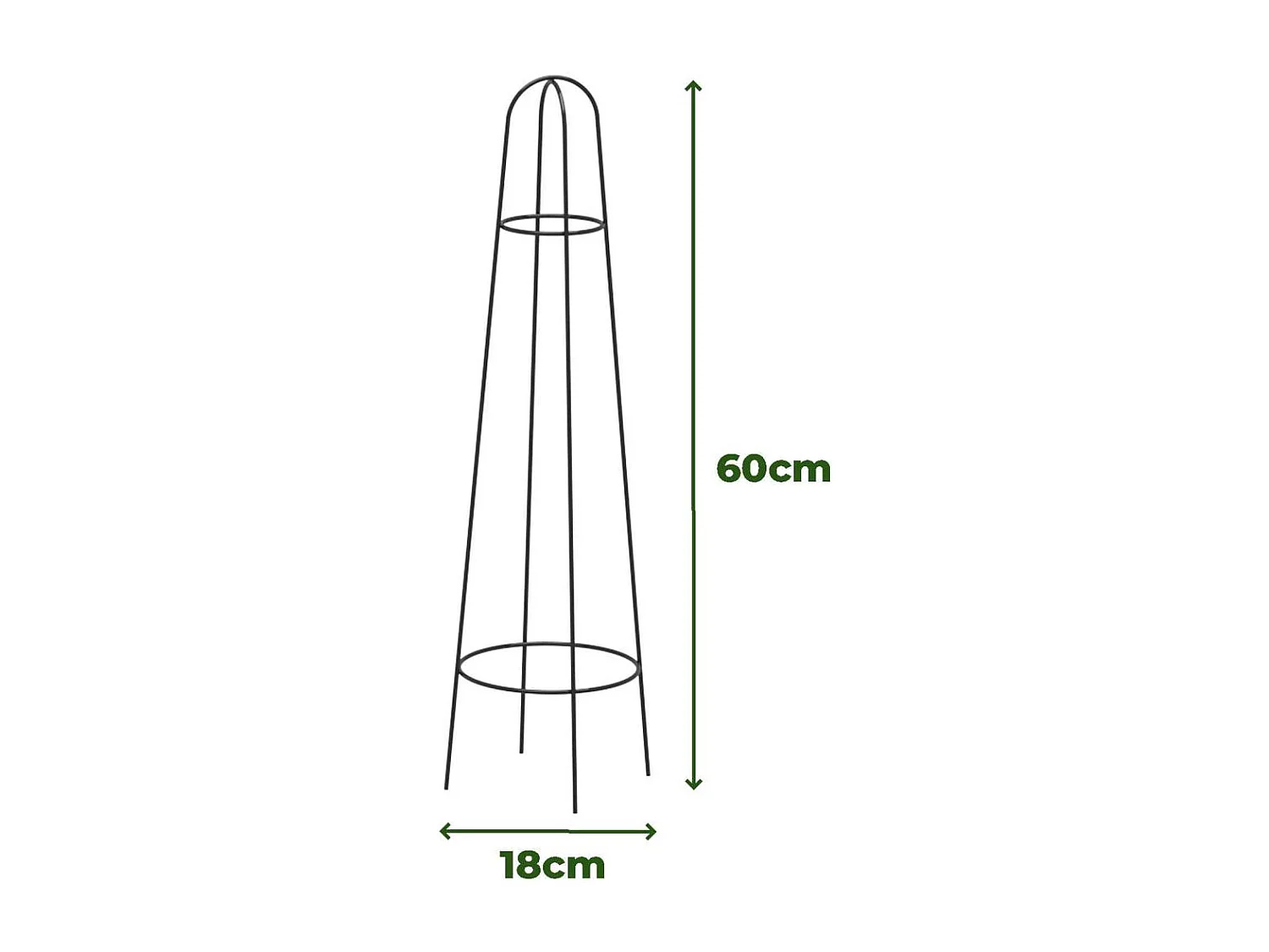 Treilli en acier Sunny (Lot de 3)