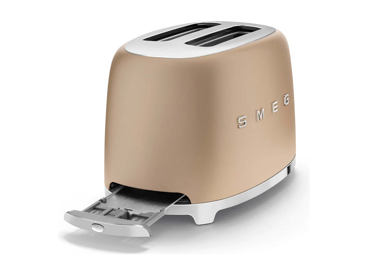 Toaster 2 tranches années 50 or mat