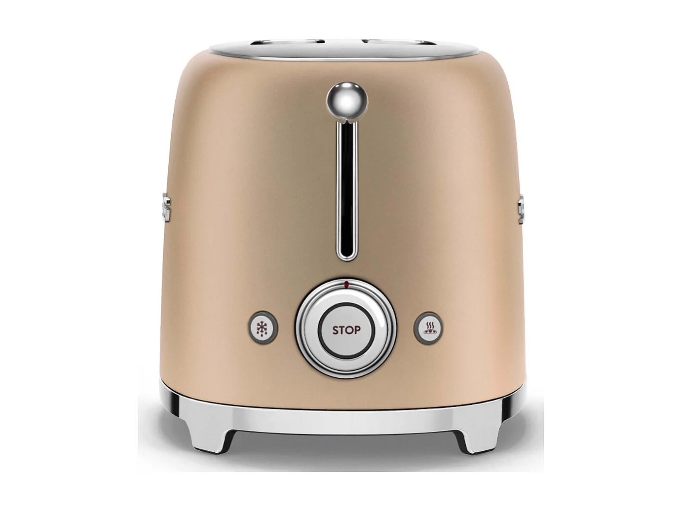 Toaster 2 tranches années 50 or mat