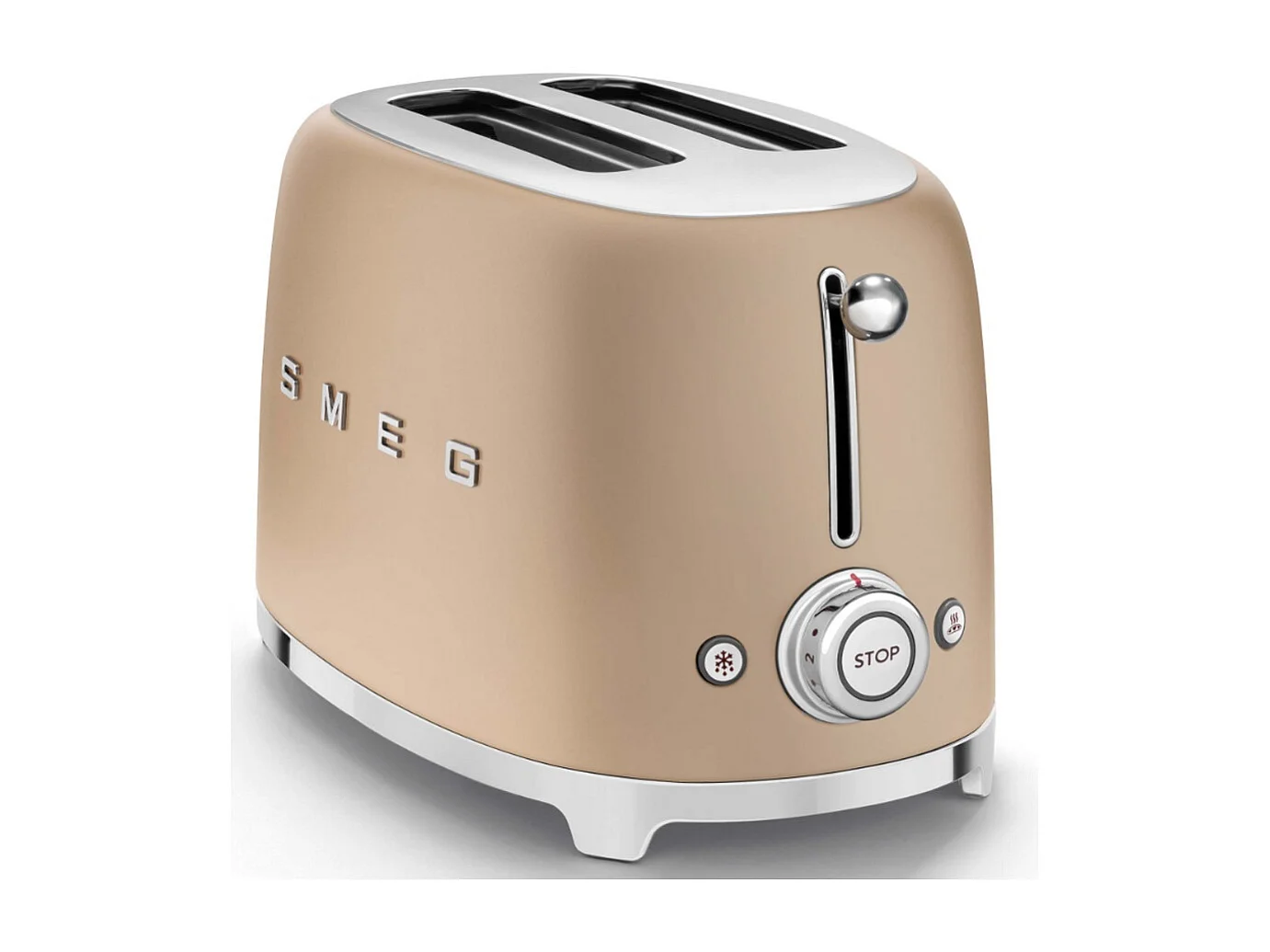 Toaster 2 tranches années 50 or mat