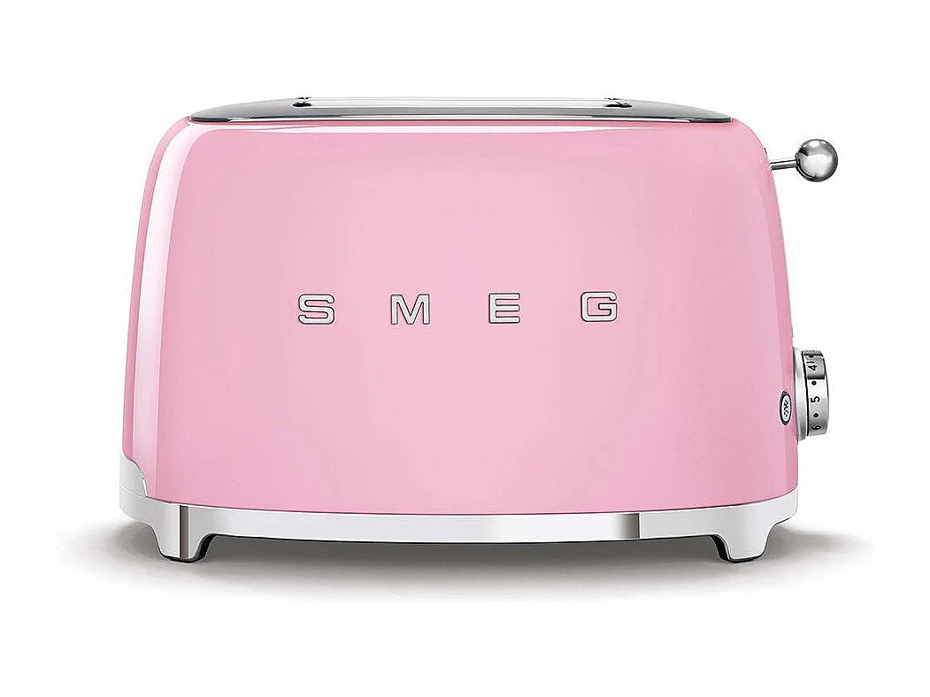 Smeg Tostapane 50's Style  Lucido 2x2  TSF01PKEU colore Rosa