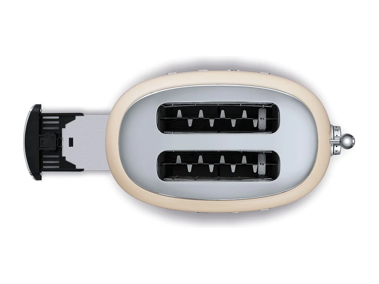 Smeg TSF01CREU Tostapane 2 Fette Estetica Anni 50 Panna