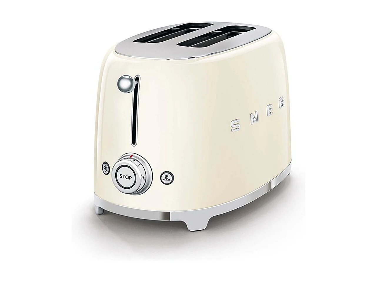 Smeg TSF01CREU Tostapane 2 Fette Estetica Anni 50 Panna