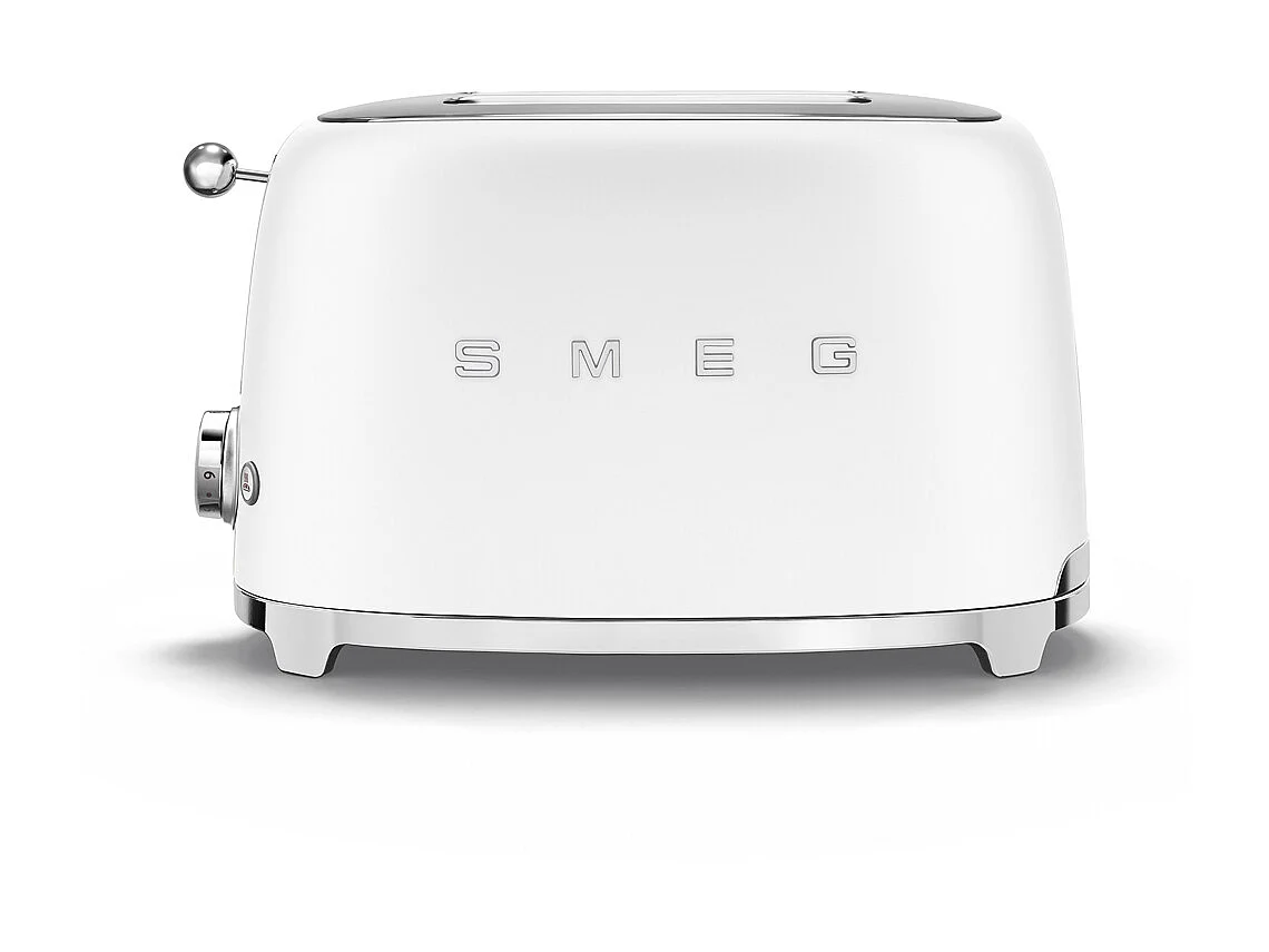 Toaster 2 tranches années 50 blanc mat