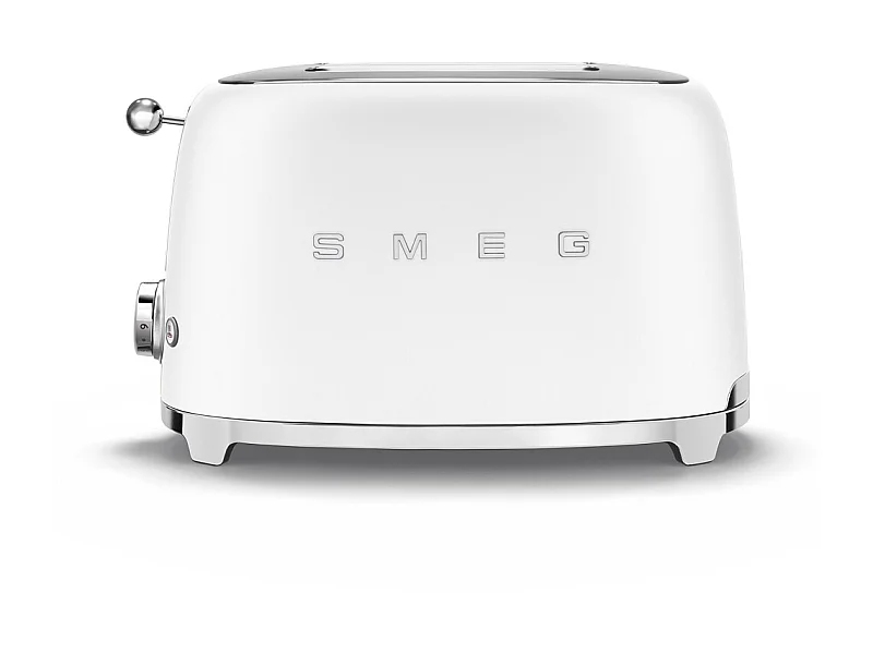 Toaster 2 tranches années 50 blanc mat