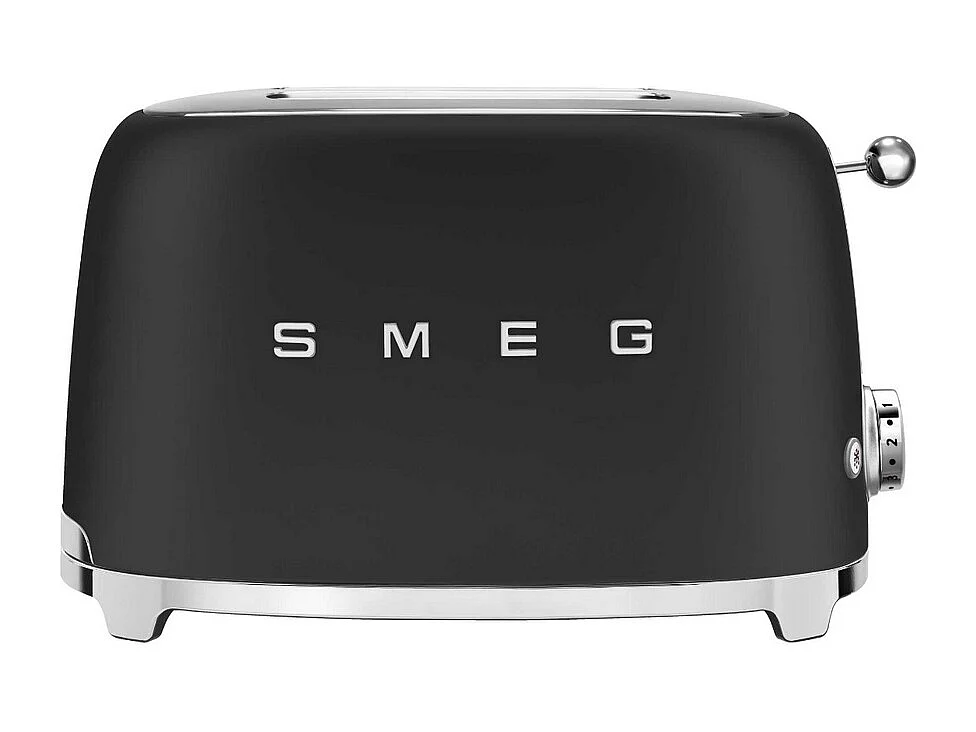 Toaster 2 tranches années 50 noir mat