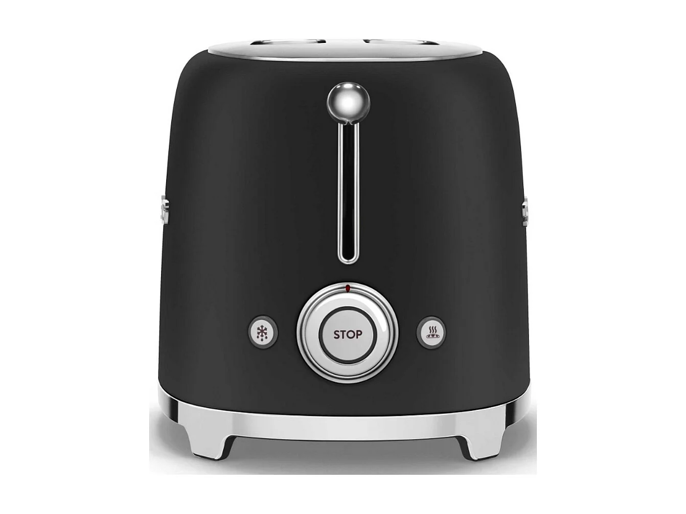 Toaster 2 tranches années 50 noir mat