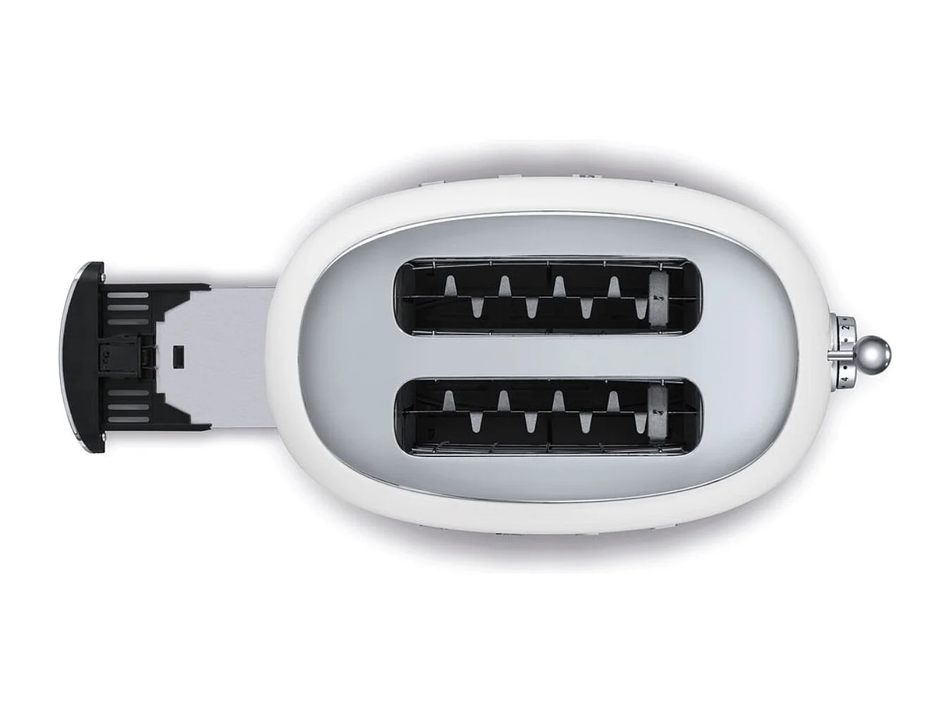 Toaster 2 tranches années 50 blanc