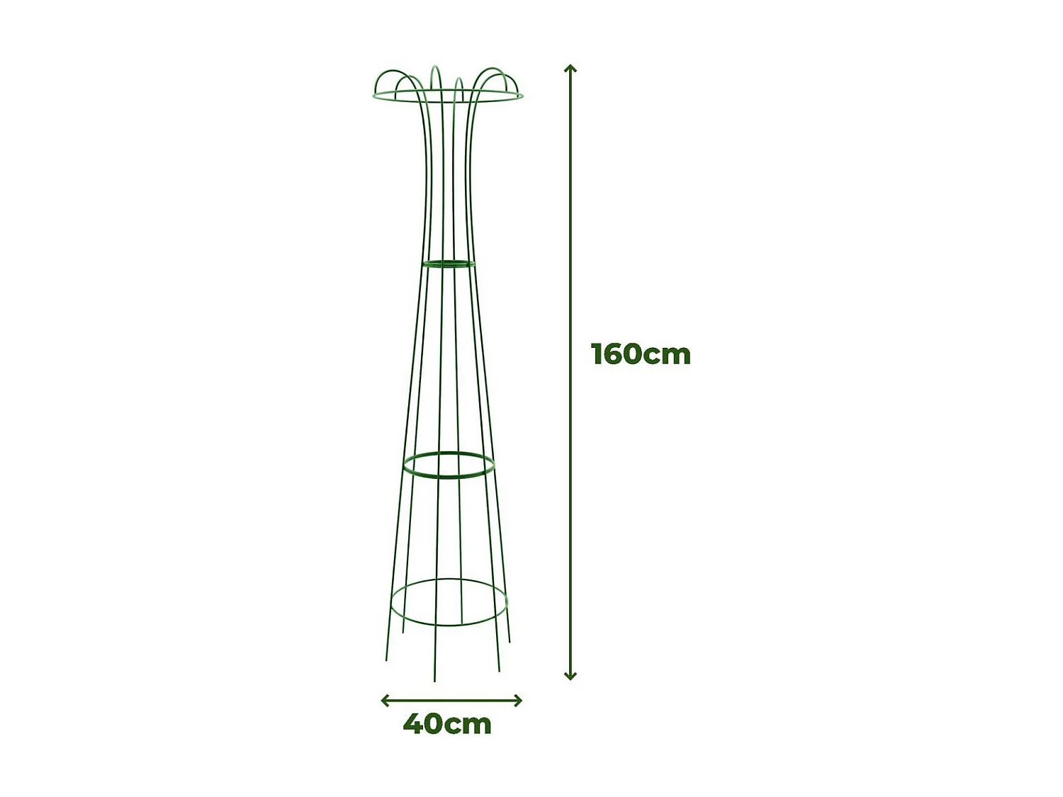 Treilli en acier 40 x 160 cm Obelisk