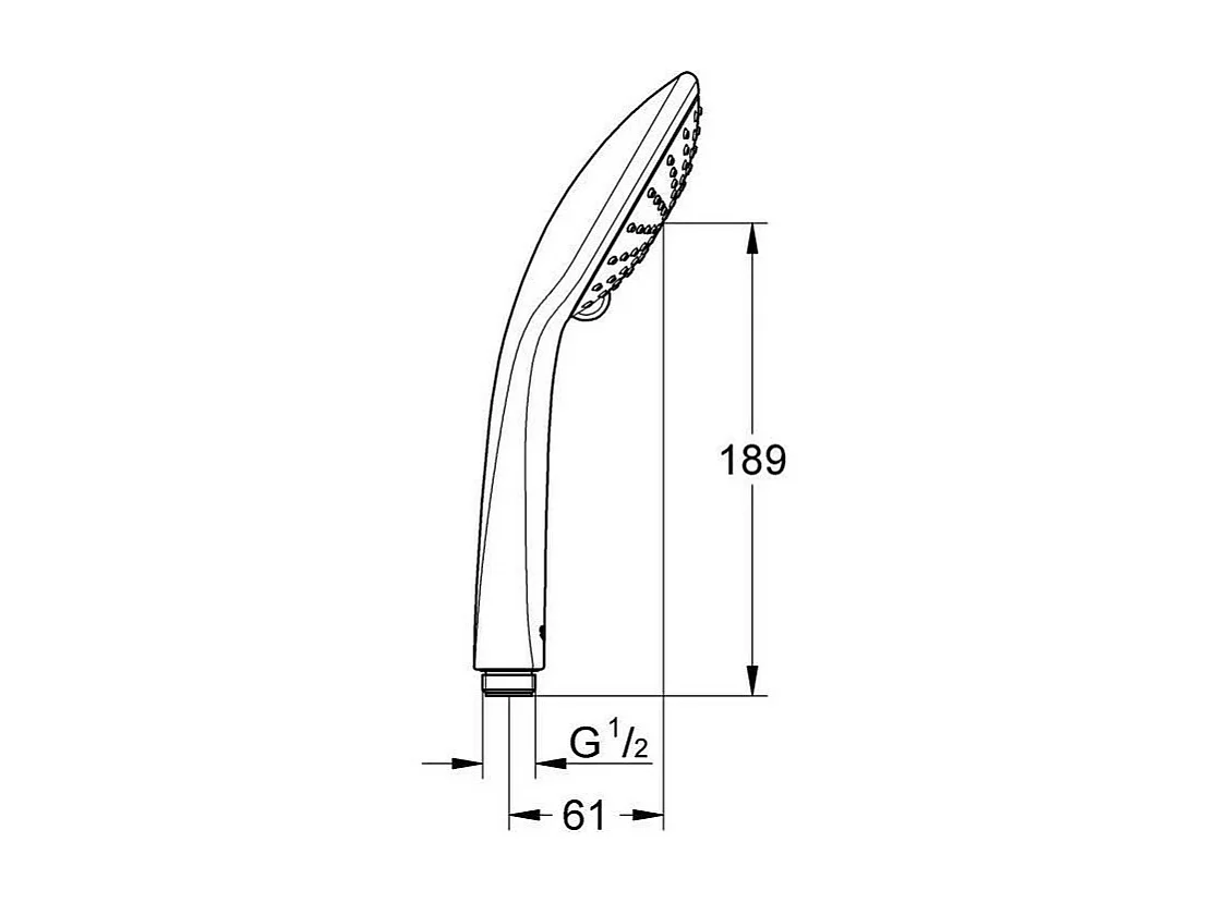 GROHE Quickfix Vitalio Joy 110 rociador de ducha de 2 chorros