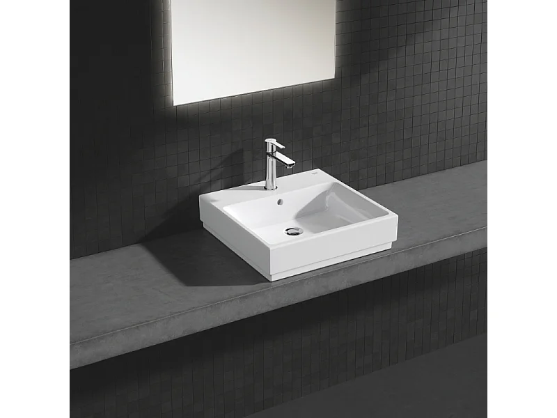 Waschtischarmatur GROHE Lineare S mit Zugstange und Temperaturbegrenzer - Glänzendes Chrom - Wasser sparen