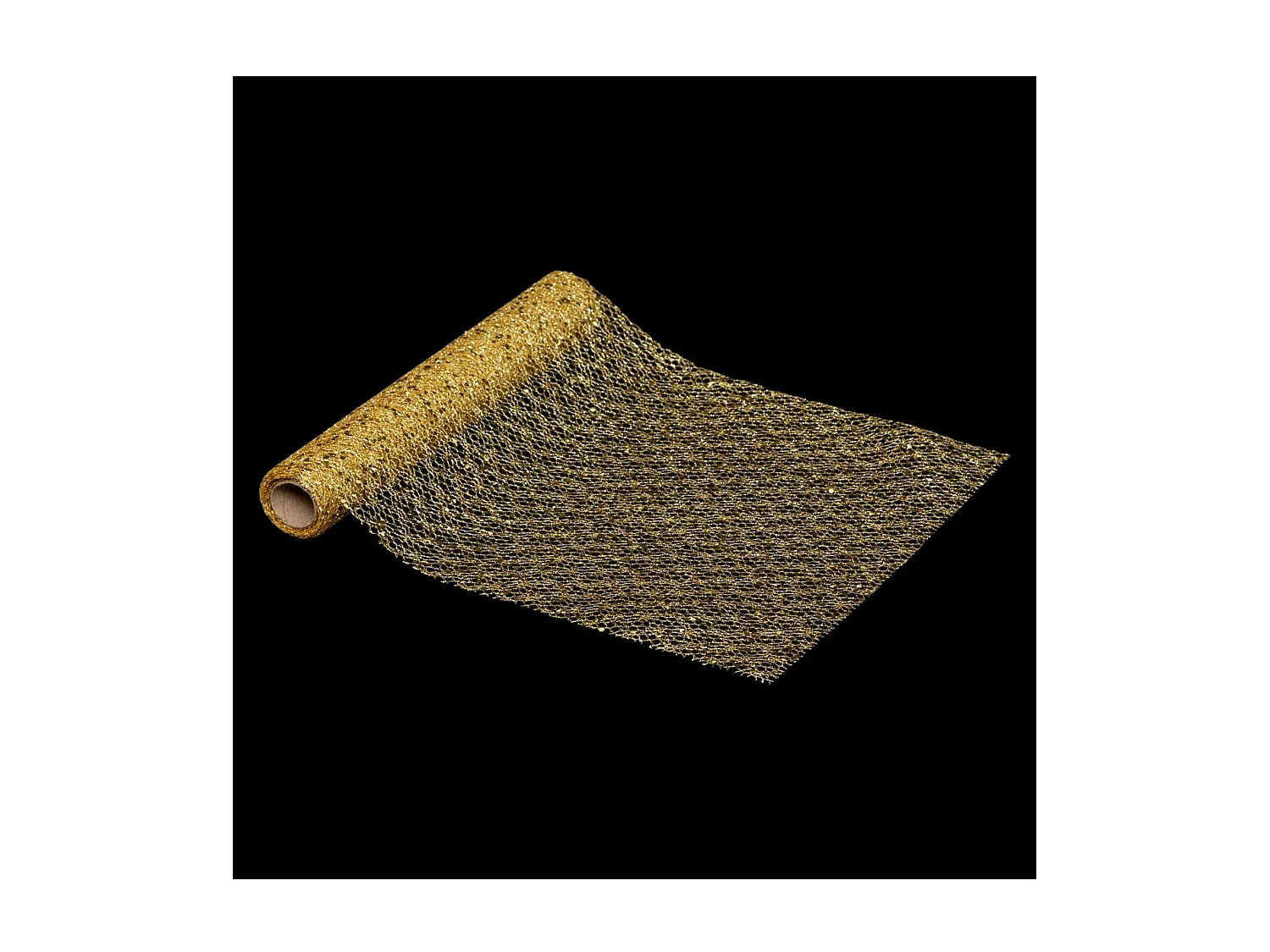 Chemin de Table Sequins "Colorama" 28x300cm Or