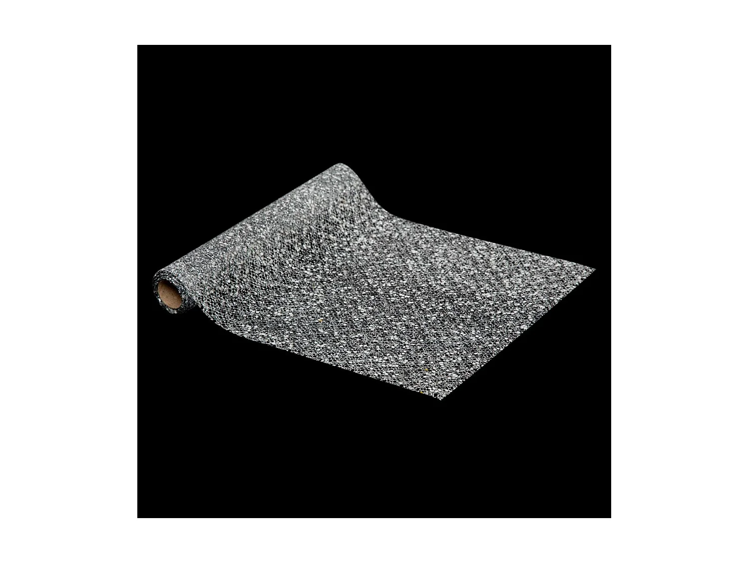 Chemin de Table Sequins "Colorama" 28x300cm Argent