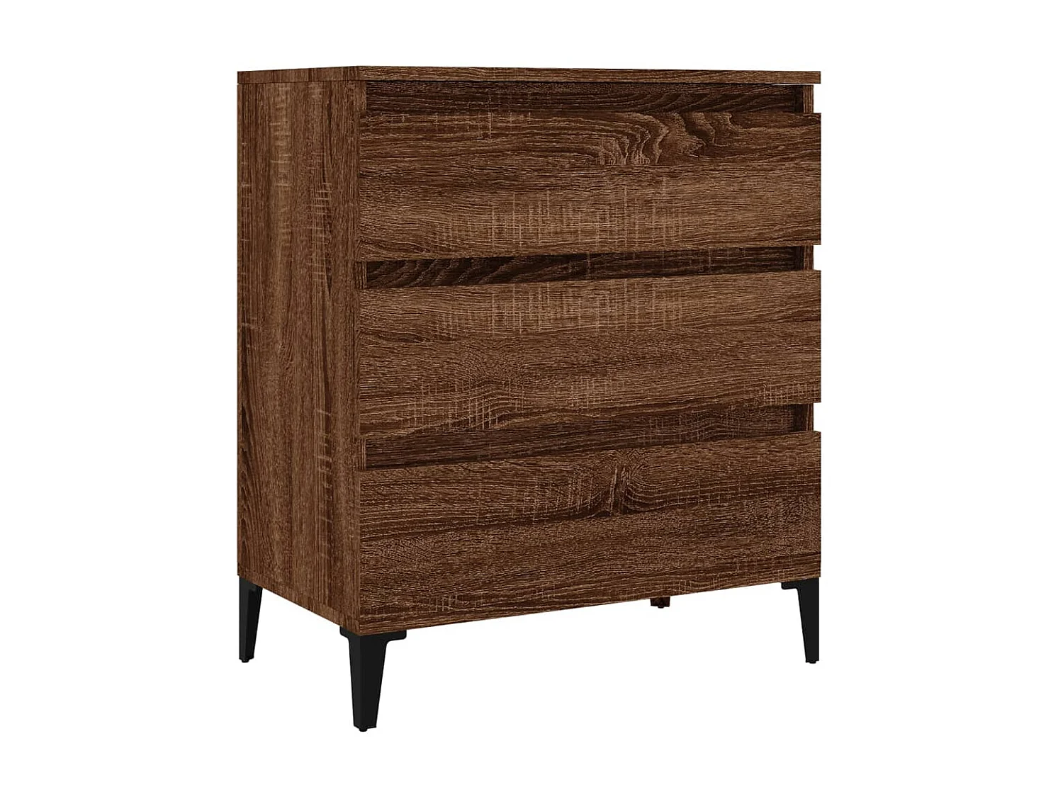 Sideboard Lowboard - Braun Eichen-Optik 60x35x70 cm Holzwerkstoff -RM53906