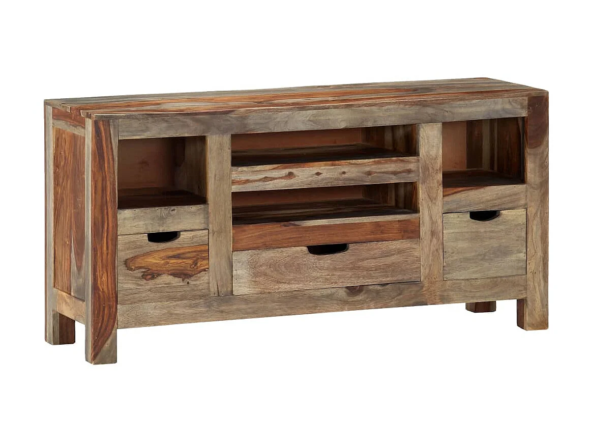 Sideboard Anrichte - 100x30x50 cm Massivholz Palisander -RM64336