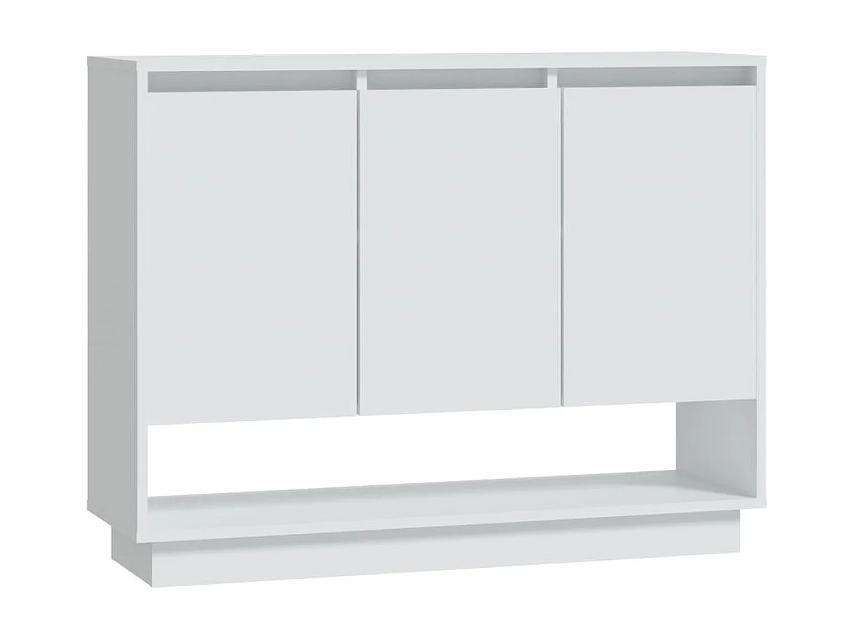 Sideboard Weiß Anrichte 97x31x75 cm Holzwerkstoff -RM93554