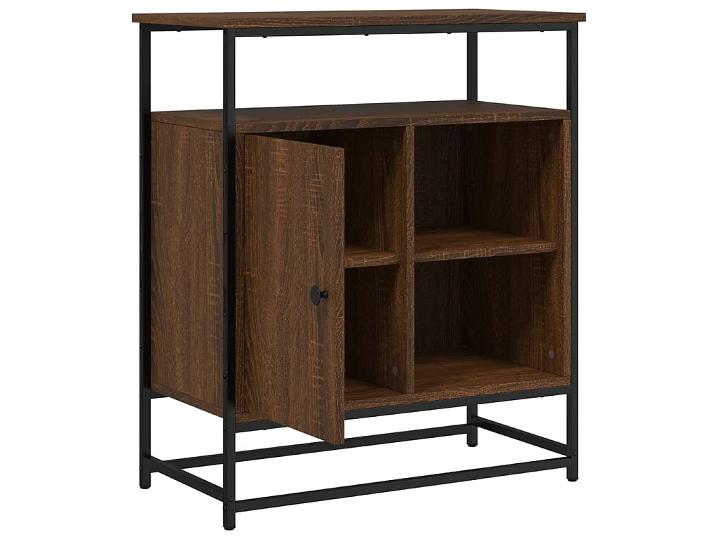 Sideboard Lowboard - Braun Eichen-Optik 69x35x80 cm Holzwerkstoff -RM15107