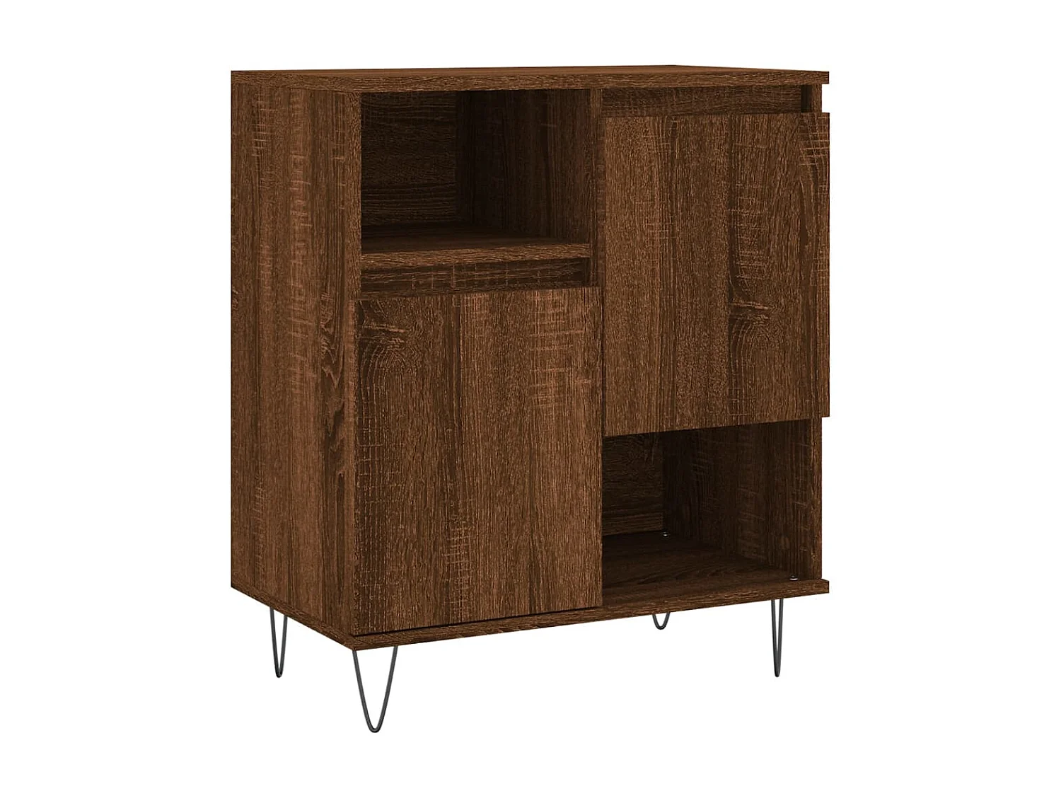 Sideboard Lowboard - Braun Eichen-Optik 60x35x70 cm Holzwerkstoff -RM76260