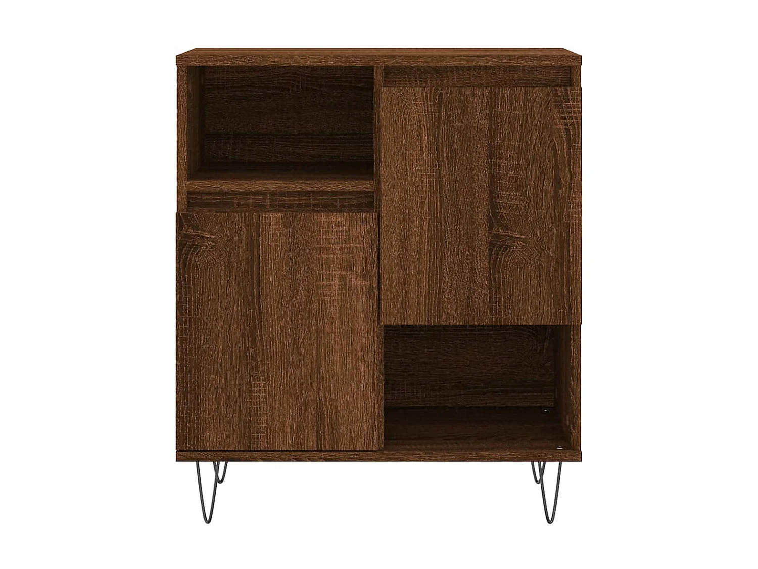 Sideboard Lowboard - Braun Eichen-Optik 60x35x70 cm Holzwerkstoff -RM76260