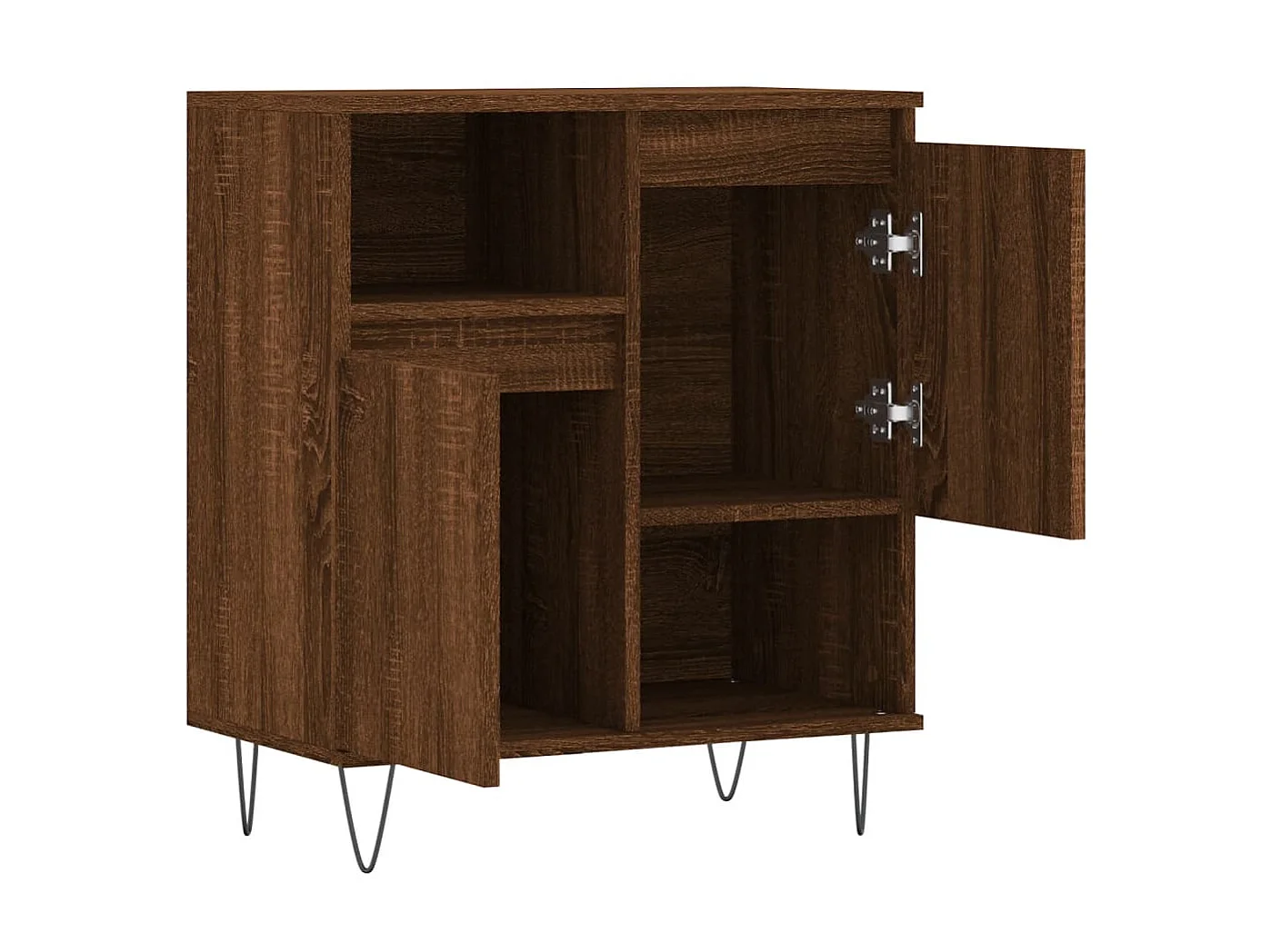 Sideboard Lowboard - Braun Eichen-Optik 60x35x70 cm Holzwerkstoff -RM76260