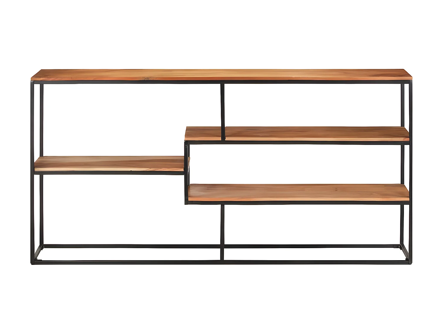 Sideboard Anrichte - 150x30x75 cm Akazie Massivholz -RM23990