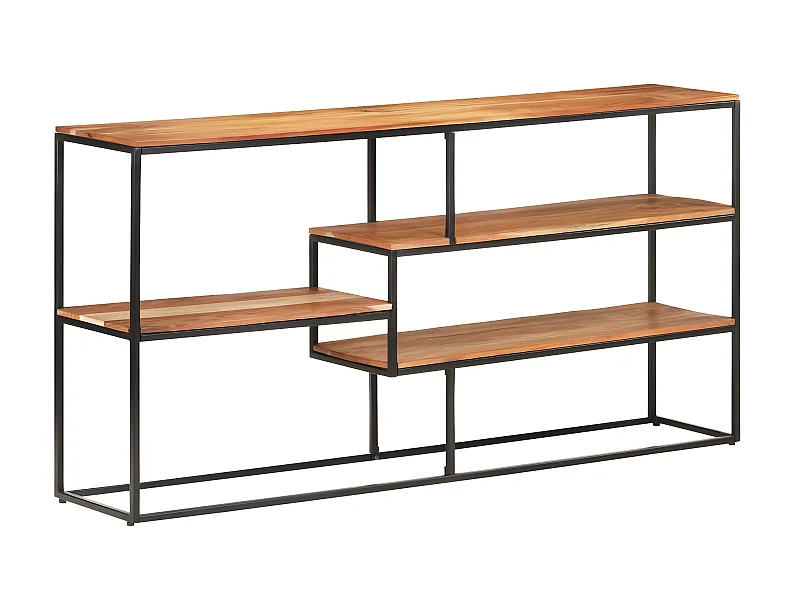 Sideboard Anrichte - 150x30x75 cm Akazie Massivholz -RM23990