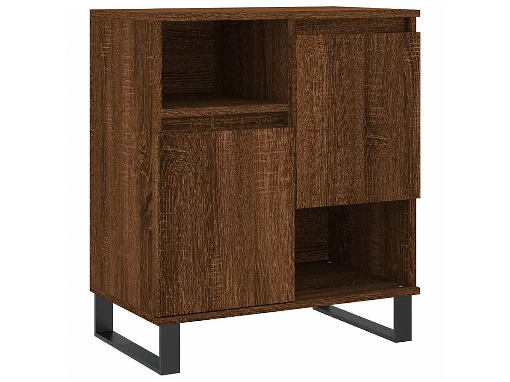 Sideboard Lowboard - Braun Eichen-Optik 60x35x70 cm Holzwerkstoff -RM98669