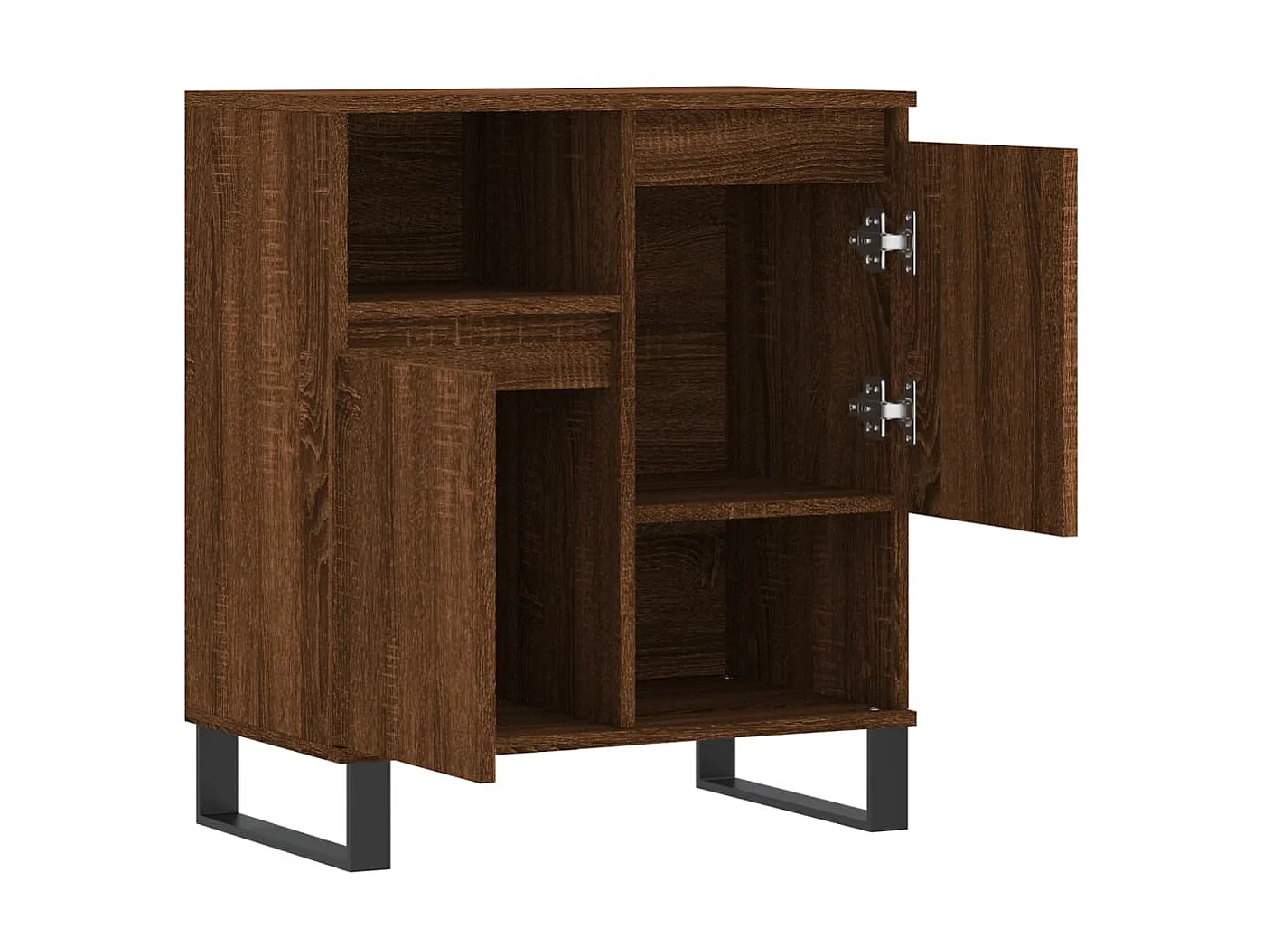 Sideboard Lowboard - Braun Eichen-Optik 60x35x70 cm Holzwerkstoff -RM98669