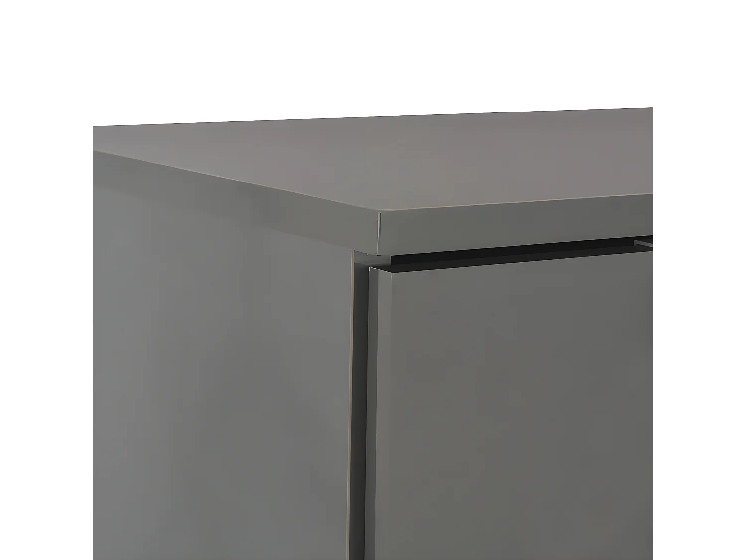 Sideboard Lowboard - Hochglanz-Grau 71x35x80 cm Holzwerkstoff -RM74031