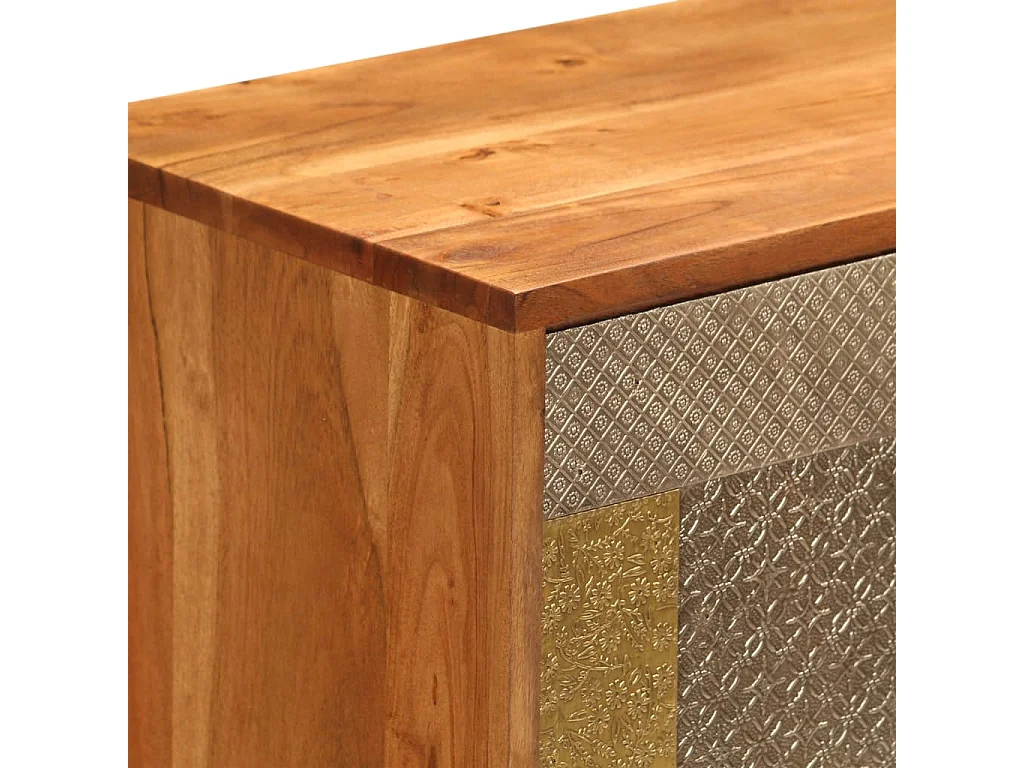 Sideboard Lowboard - 80x30x75 cm Massivholz Akazie -RM68167