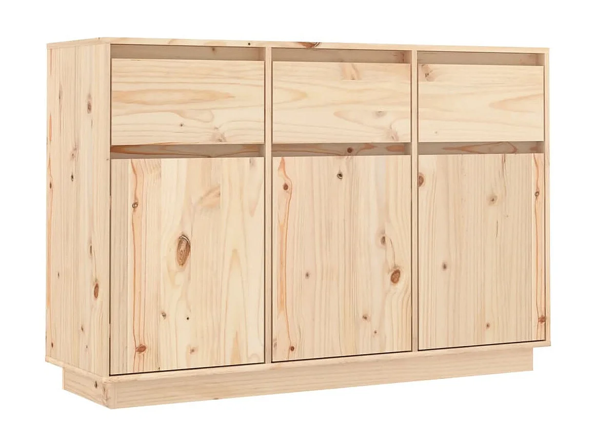 Sideboard Anrichte - 110x34x75 cm Massivholz Kiefer -RM27409