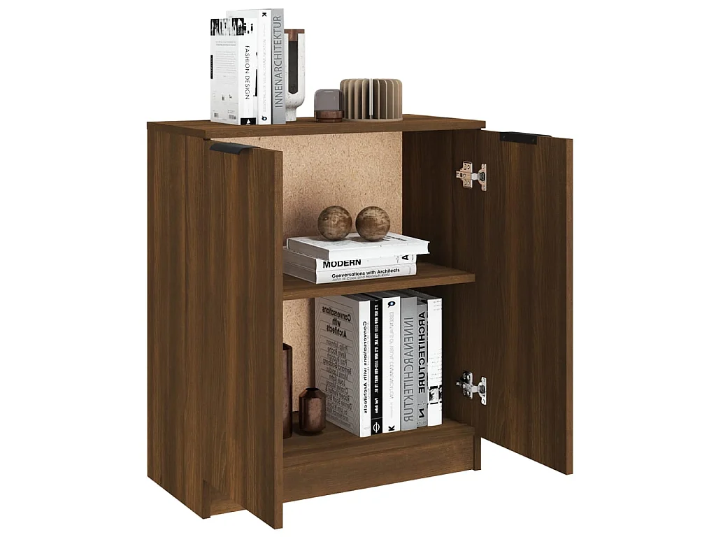 Sideboard Lowboard - Braun Eichen-Optik 60x30x70 cm Holzwerkstoff -RM87421