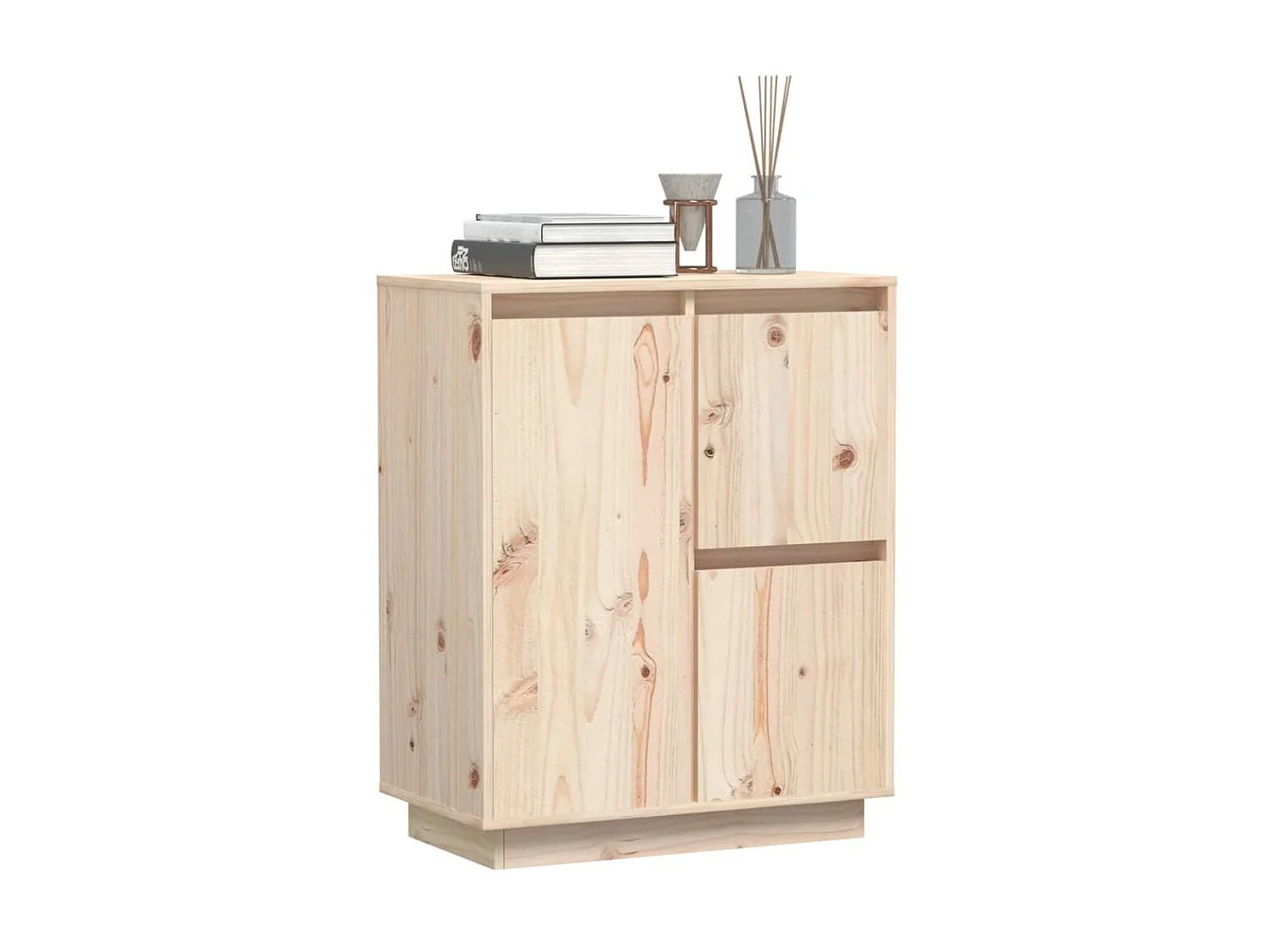 Sideboard Anrichte - 60x34x75 cm Massivholz Kiefer -RM68001