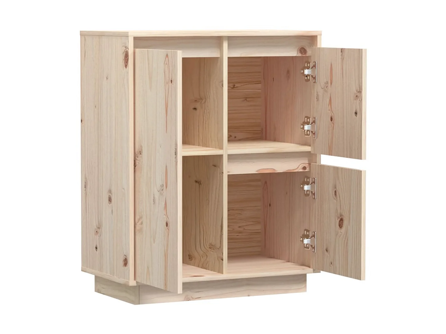 Sideboard Anrichte - 60x34x75 cm Massivholz Kiefer -RM68001